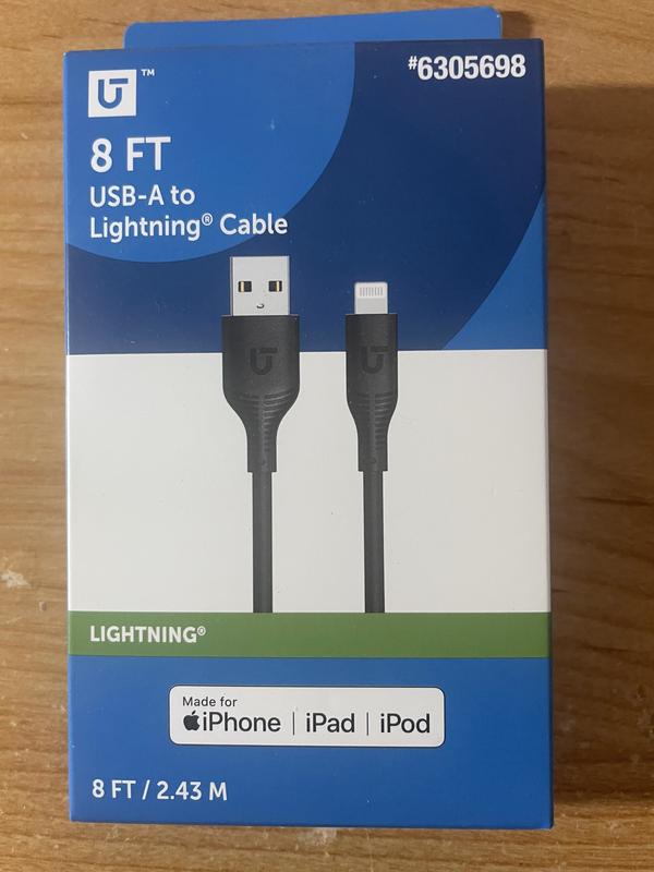 Utilitech 8-ft Usb 2 Usb-c Black Cable 8B47-3190012R-FG at Lowes.com