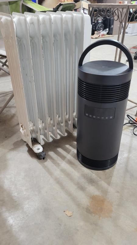 Utilitech Up to 1500-Watt Ceramic Tower Indoor Electric Space Heater with  Thermostat and Remote Included in the Electric Space Heaters department at  Lowes.com