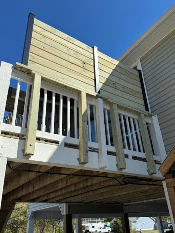 HOFT End Post Kit A4 and Hardware 6-ft x 44-in Black Aluminum Deck ...