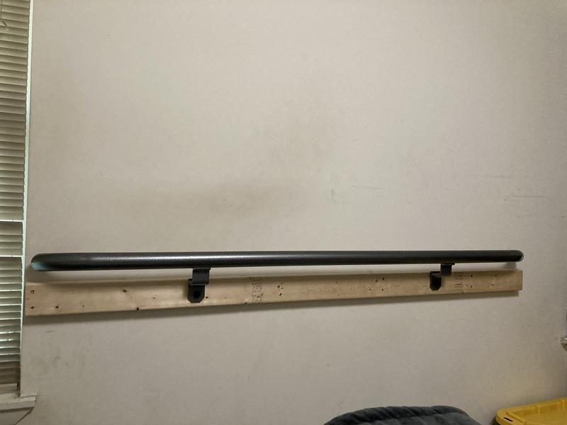 Wolf Handrail ADA Compliant 1.9-in x 72-in Silver Vein Painted Aluminum ...