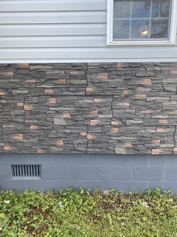 NextStone Country Ledgestone 16.96-sq ft Appalachian Gray Faux Stone Veneer  in the Stone Veneer department at