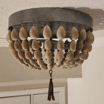 Kichler coltyn deals beaded flush mount