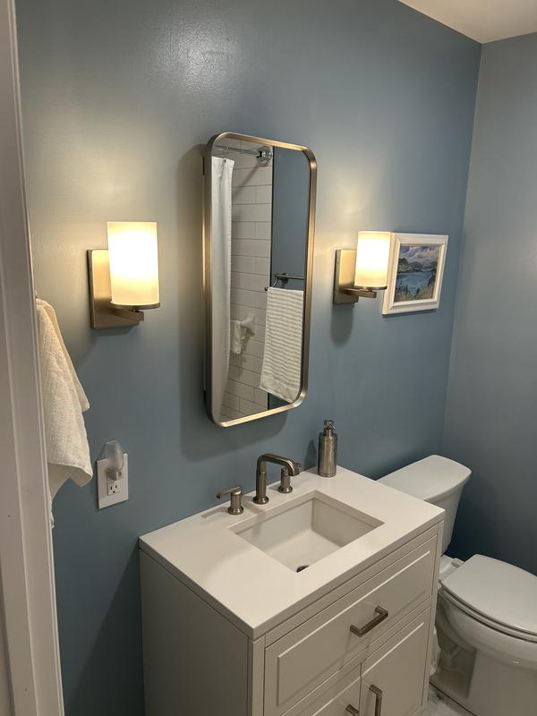 Kichler Crosby 23-in 3-Light Gold Led, Modern/Contemporary Vanity Light ...