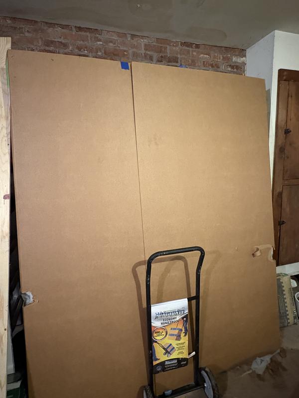 Masonite 64-in x 80-in x 4-9/16-in Fiberglass No glass Right-hand ...