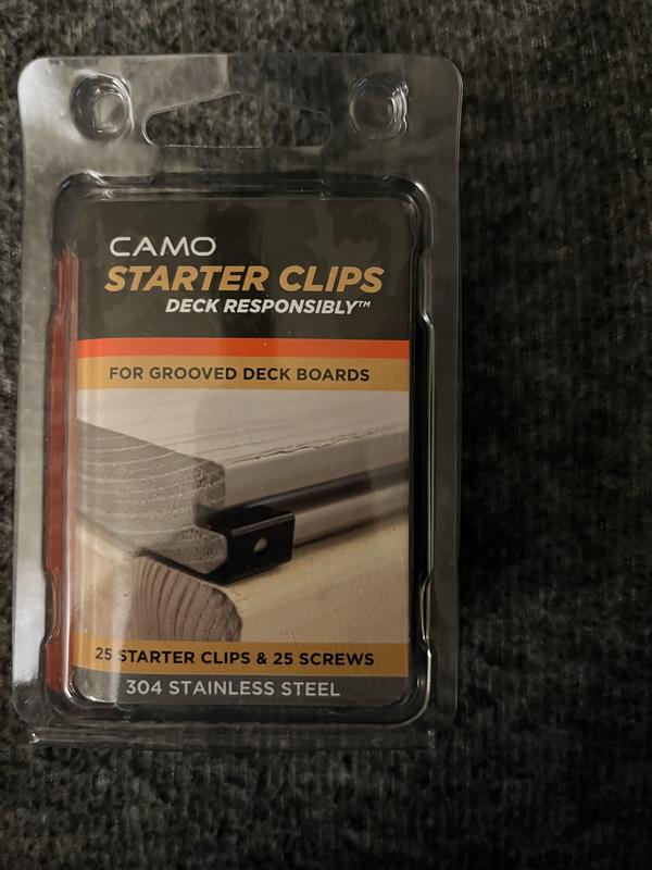 CAMO Starter Clip 1.5-in 305 Stainless Steel Hidden Deck Fastener 30-sq ft (25-Pack)
