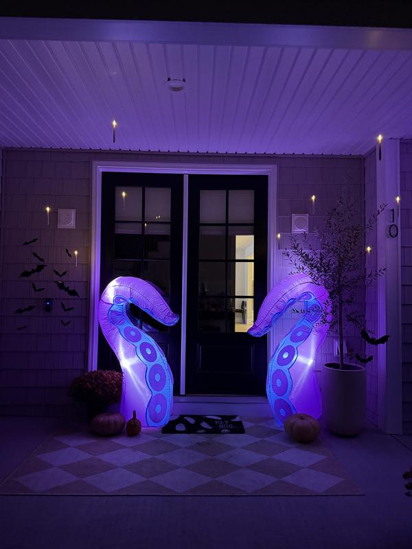 SYNCFUN 6-ft Wall Lighted Monster Inflatable 30554 at Lowes.com