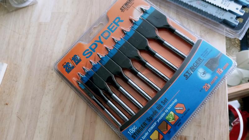 Rudi/I-spy 7インチ Spyder Stinger 7/8-in x 6-in Woodboring Spade bit Drill Bit