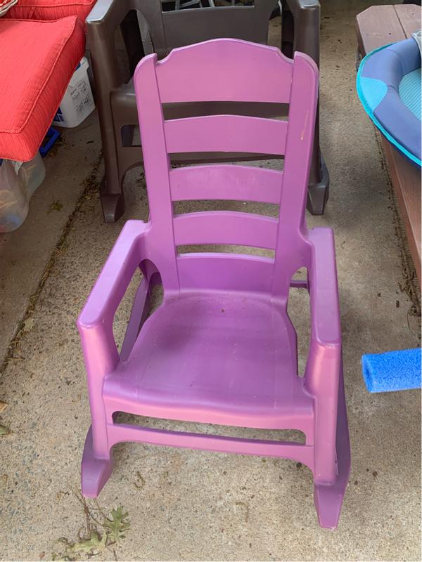 Kids plastic rocking chair hot sale