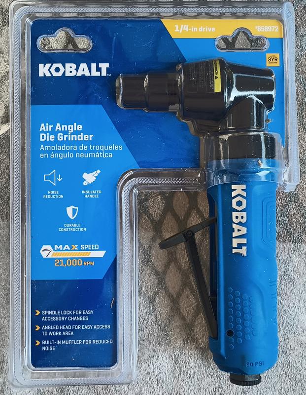 Kobalt 1/4 Angle Rotary Die Grinder Disk LGA-1143 Pneumatic Air Tool 20,00  Rpm 