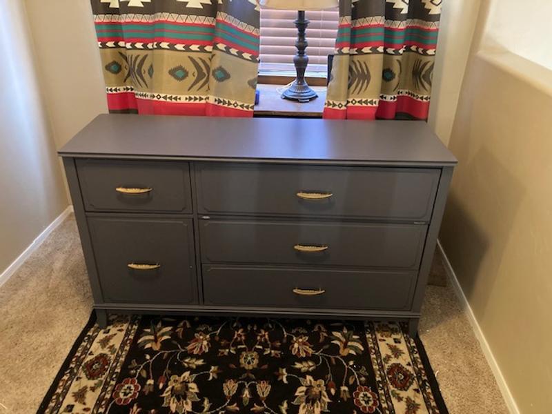 Ameriwood Home Stella Graphite Grey 4-Drawer Standard