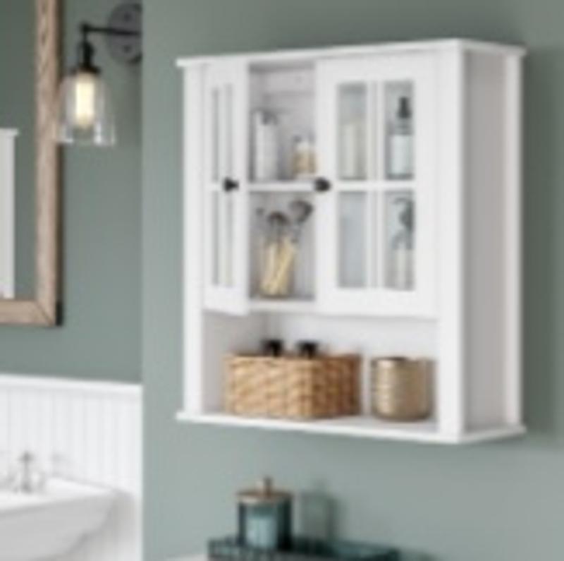 Somerset Bathroom Storage Cabinet White - Riverridge Home : Target