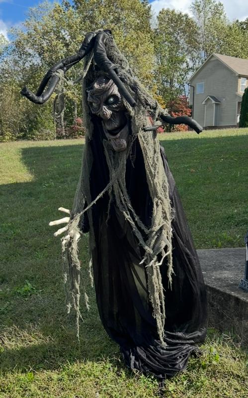 Haunted Hill Farm 6.5-ft Freestanding Talking Lighted Tree Animatronic ...