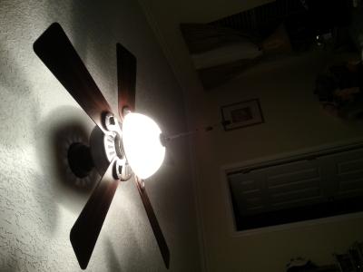 Hunter Ridgefield 44-in New Bronze Indoor Downrod or Flush Mount ...