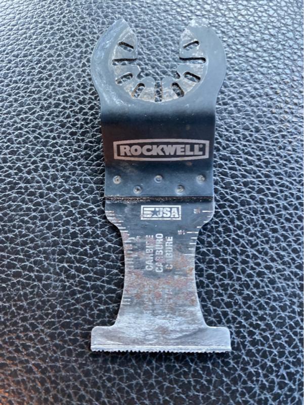 ROCKWELL Sonicrafter Carbide Oscillating Tool Blade in the