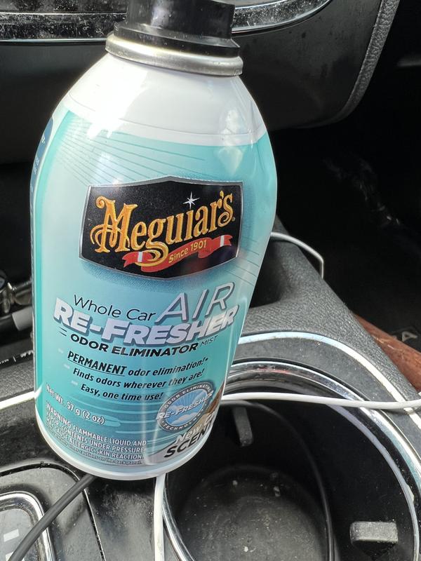 Meguiar's Whole Car Air Refresher, Odor Eliminator Spray Eliminates Strong  Vehicle Odors, Summer Breeze – 2 Oz Spray Bottle