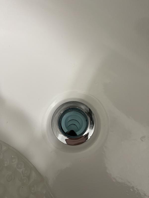 DrainFunnel Bathtub Drain Funnel for Hair Clog Prevention, 2 Size Pack  1.3-1.7 Tub Drains (Aqua) 