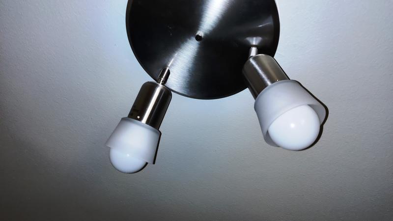 Galaxy Lighting Luna III 10-in 3-Light Brushed Nickel Medium Base