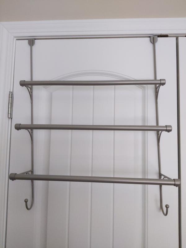 Franklin Brass 193153-CBZ Over-The-Door Triple Towel Rack Classic Bronze