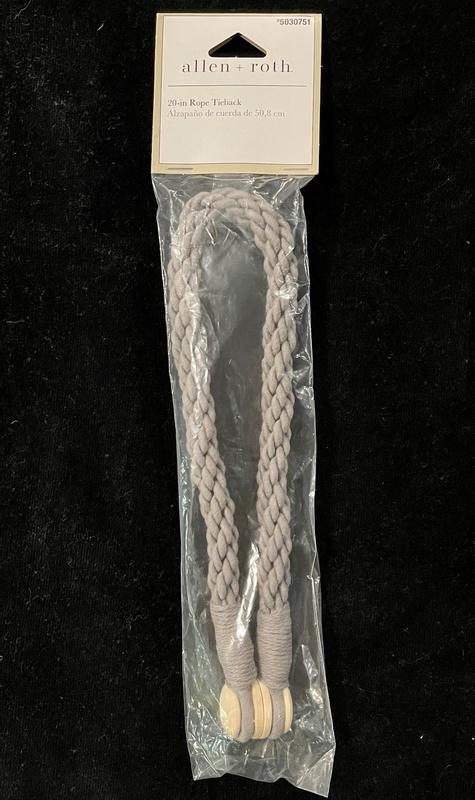 Thick Rope Curtain Tie Backs-Beige – Alaska Rug Company