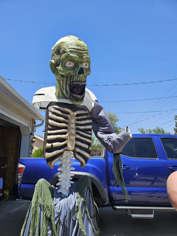 Haunted Living 9-ft Lighted Animatronic Ground Breaking Zombie in