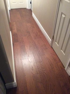 Flexco Nutmeg 0.688-in T x 2-in W x 78-in L Solid Wood Feature Strip
