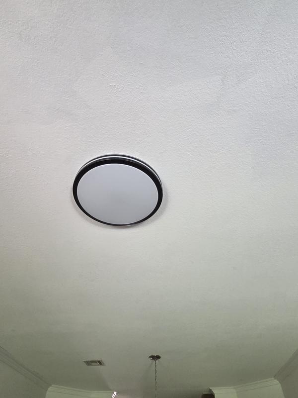 allen + roth Rendale 19-in Black Indoor 1 -Light LED Tunable White ...