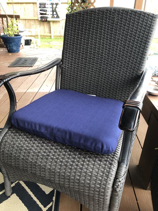 Large TUSH CUSH Orthopedic Chair Seat Cushion - Navy BLUE Fabric