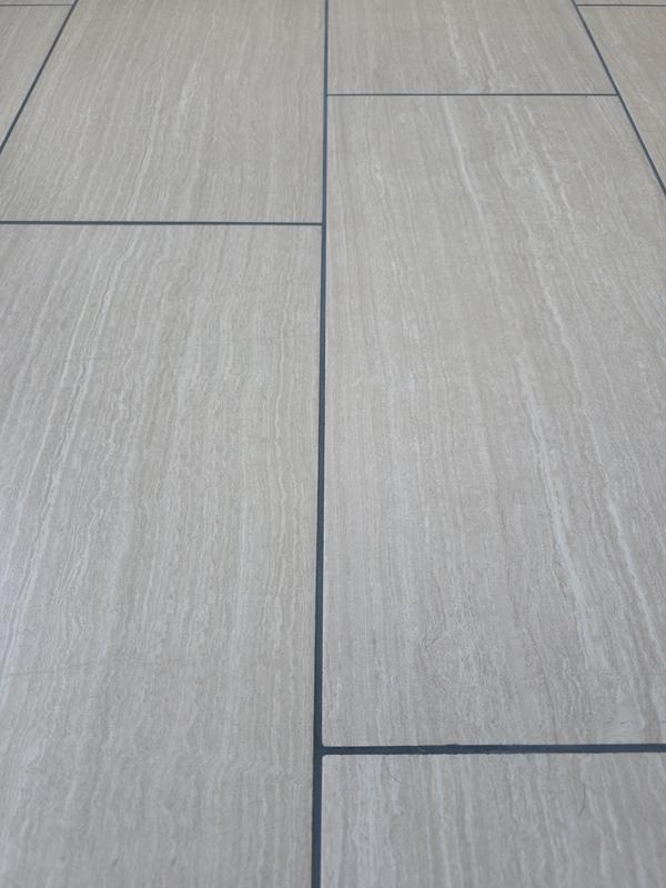Style Selections Leonia Silver 6-in x 24-in Glazed Porcelain Plank