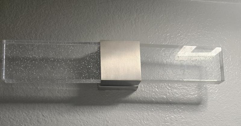 Origin 21 Waldorf 18 in 1 Light Brushed Nickel LED Modern Contemporary Vanity Light Bar VBL15 18BNK at Lowes