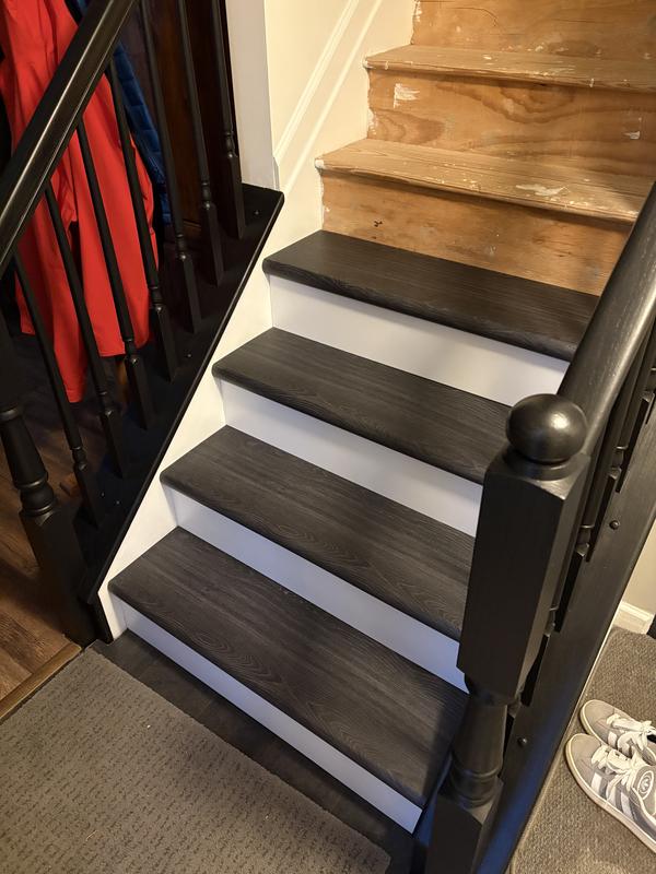 Zamma Cap A Tread Stair Renewal System 12.125-in x 47-in Midnight