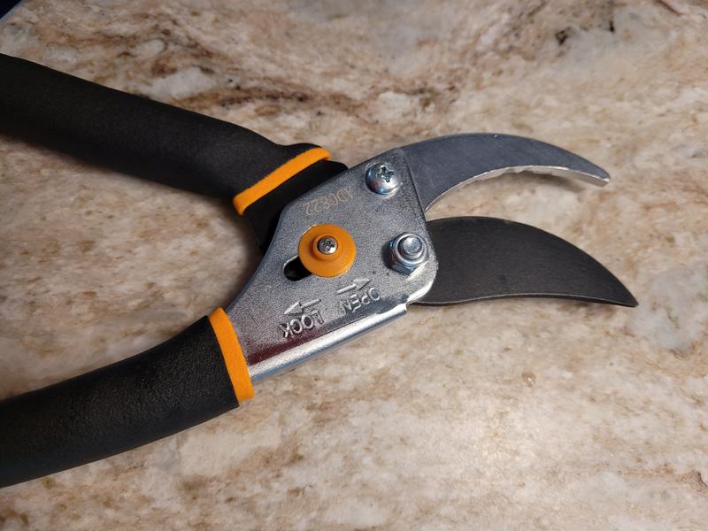 Fiskars Carbon Steel Bypass Hand Pruner with Standard Handle in the Hand  Pruners department at