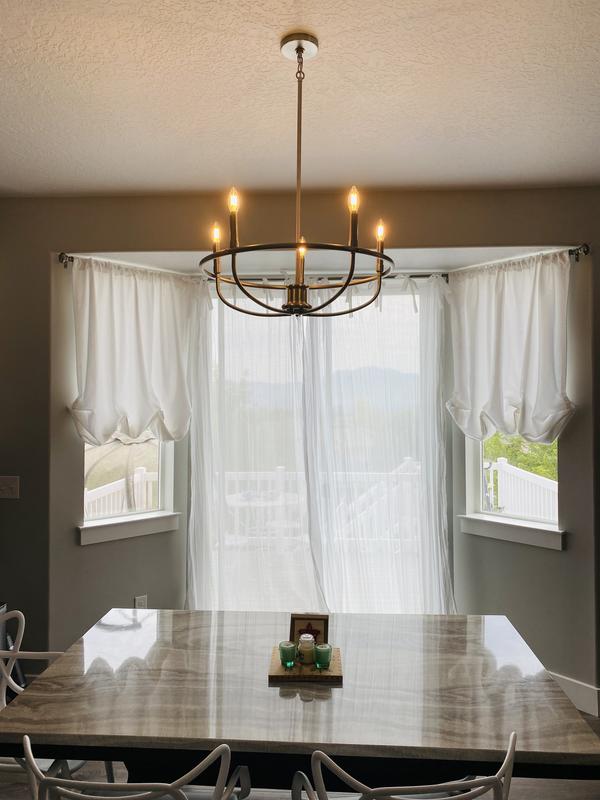 Kichler Bethel 5-Light Black Modern/Contemporary Chandelier