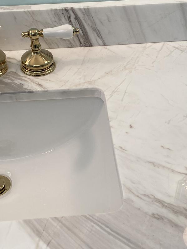 49-in Ariston Natural Marble Bathroom Vanity Top