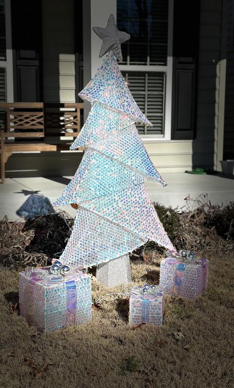 Christ Mas ShWk8/25 Kringle Express Jumbo Indoor/ Outdoor Holographic