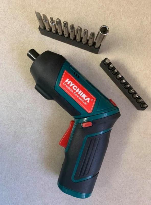 HYCHIKA 3.6-Volt Lithium-Ion Cordless Rechargeable 1/4 in. Quick Connect Electric  Screwdriver with Charger and 20 Accessories SD-4F - The Home Depot