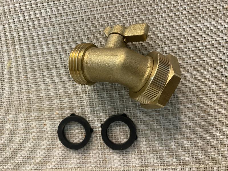 Morvat 5-in 3/4 -in Inlet x 90 degree -in Outlet Brass Water inlet hose ...
