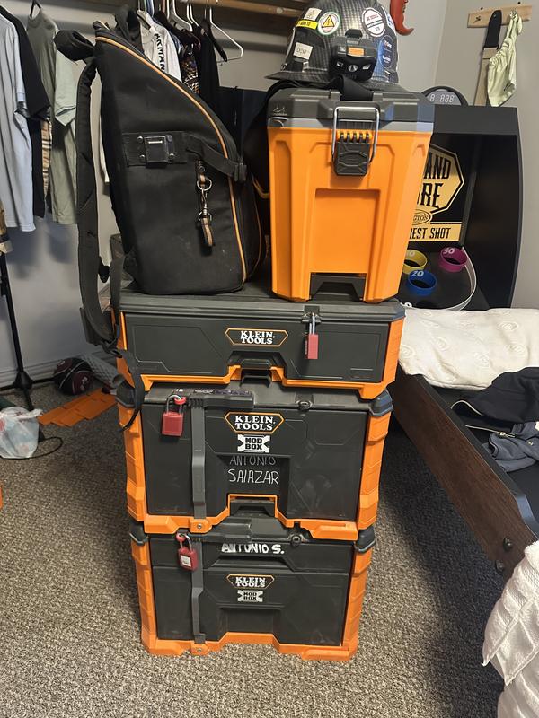 Klein Tools MODbox Gray/Orange 17-Quart Insulated Chest Cooler 62204MB ...