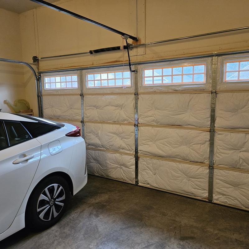 Garage door deals insulation panels