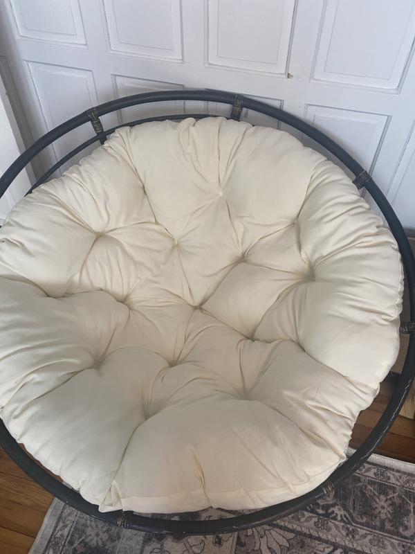 Custom Organic Cotton Papasan Cushion, Cottoned Shop