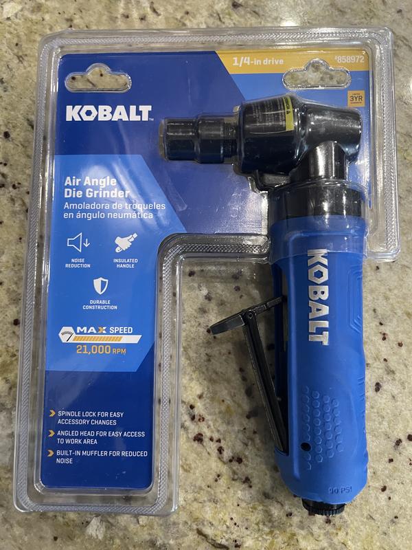 Kobalt 1/4 Angle Rotary Die Grinder Disk LGA-1143 Pneumatic Air Tool 20,00  Rpm 