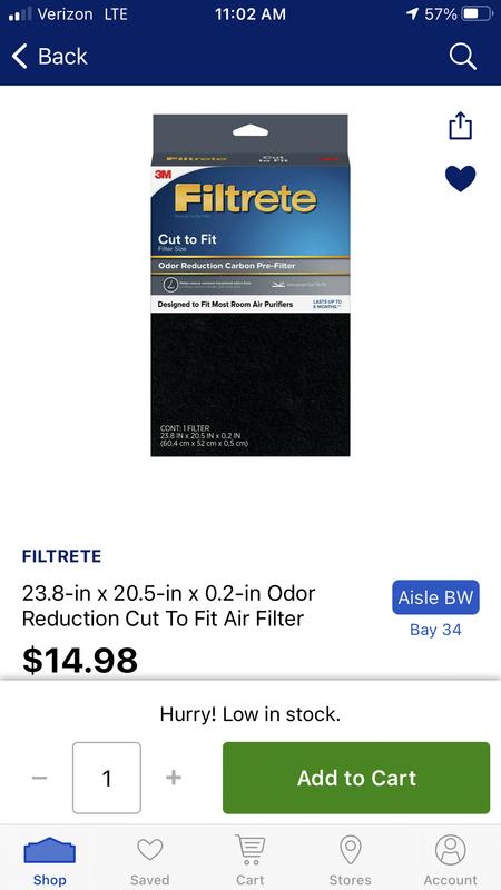 Lowes a2 store filter