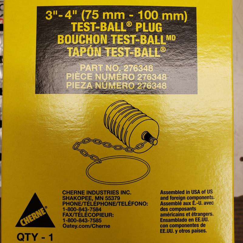 Cherne 3-in - 4-in ABS DWV Multi-Size Test-Ball Plug at Lowes.com