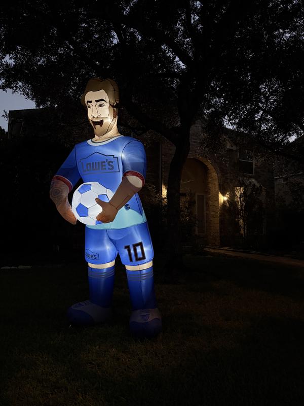 Lowe's Lionel Messi 10-Ft H Lighted Outdoor Inflatable in the Seasonal ...