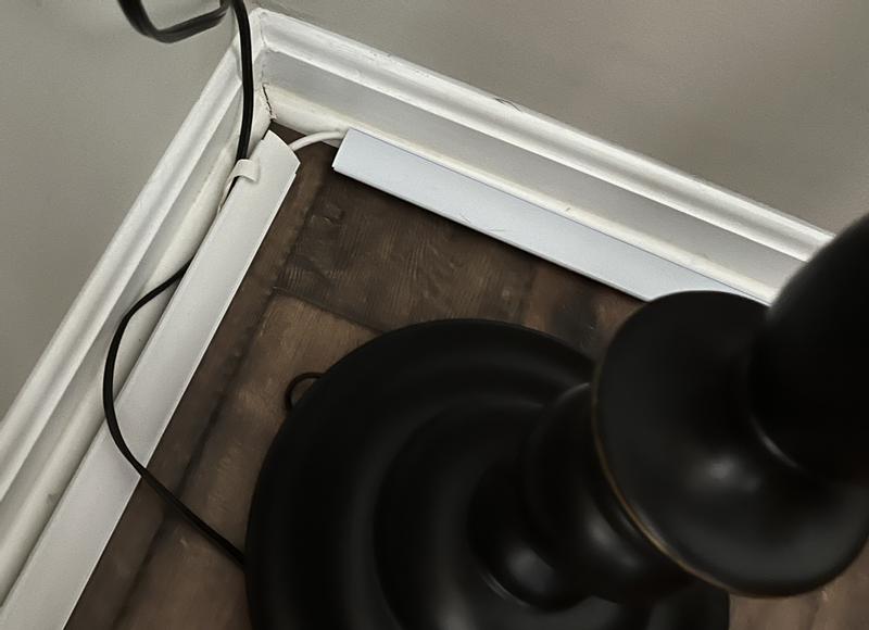 MonoSystems Coveway 4-Piece 96-in L White Raceway CW150-KTW at Lowes.com