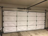 Garage Door Insulation Kit R 8 66 Sq Ft Single Faced Fiberglass Roll Insulation With With Sound Barrier 22 In W X 4 5 Ft L