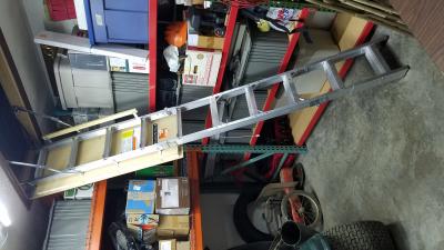 Louisville Ladder AA2510 25.5 By 54 Inch Aluminum Attic Ladder: Attic  Ladders (728865116253-2)