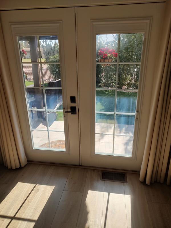 JELD-WEN 72-in x 80-in x 4-9/16-in Jamb Primed Steel Left-hand inswing ...