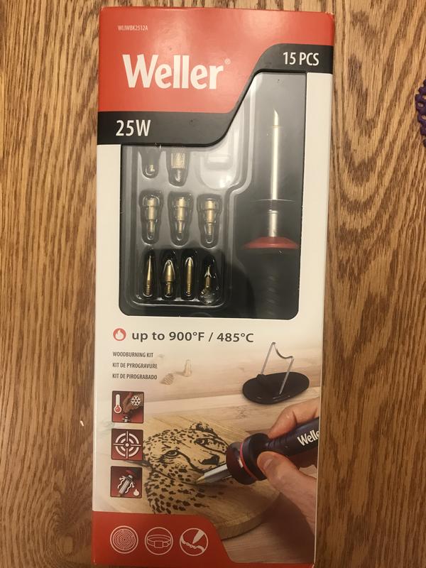 Weller 15Pc 25 Watt, 110 Volt Wood Burning Tool in the Soldering