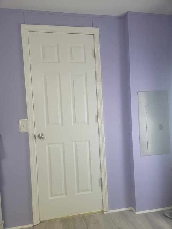RELIABILT 24-in x 80-in Hollow Core 6-panel Right Hand Molded Composite ...