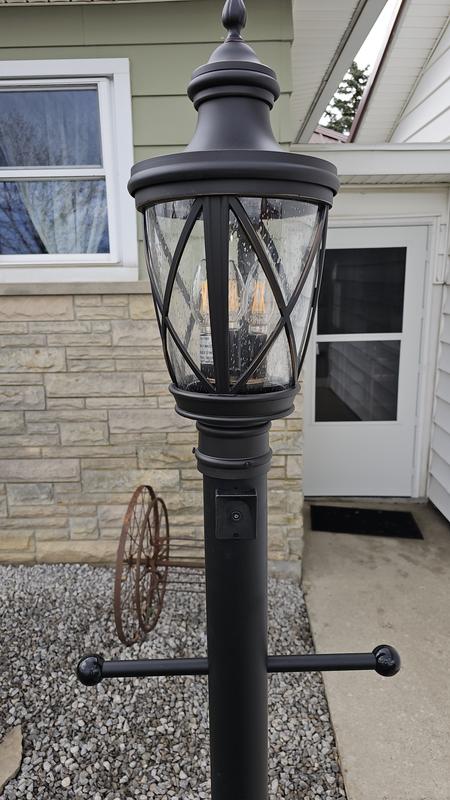 allen + roth Castine 180-Watt 19.5-in Rubbed Bronze Traditional Post Light allen + roth Castine 180-Watt 19.5-in Rubbed Bronze Traditional Post Light